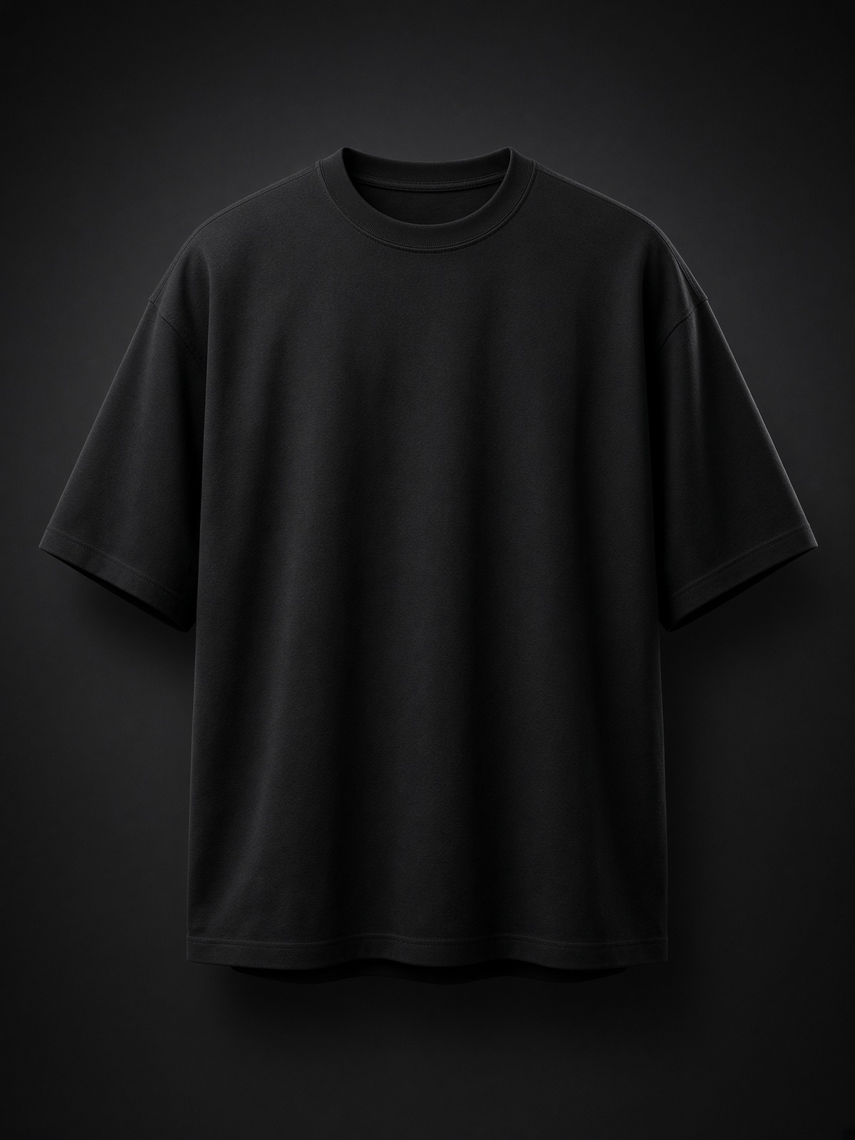 AFTER OVERSIZED TEE — BLACK